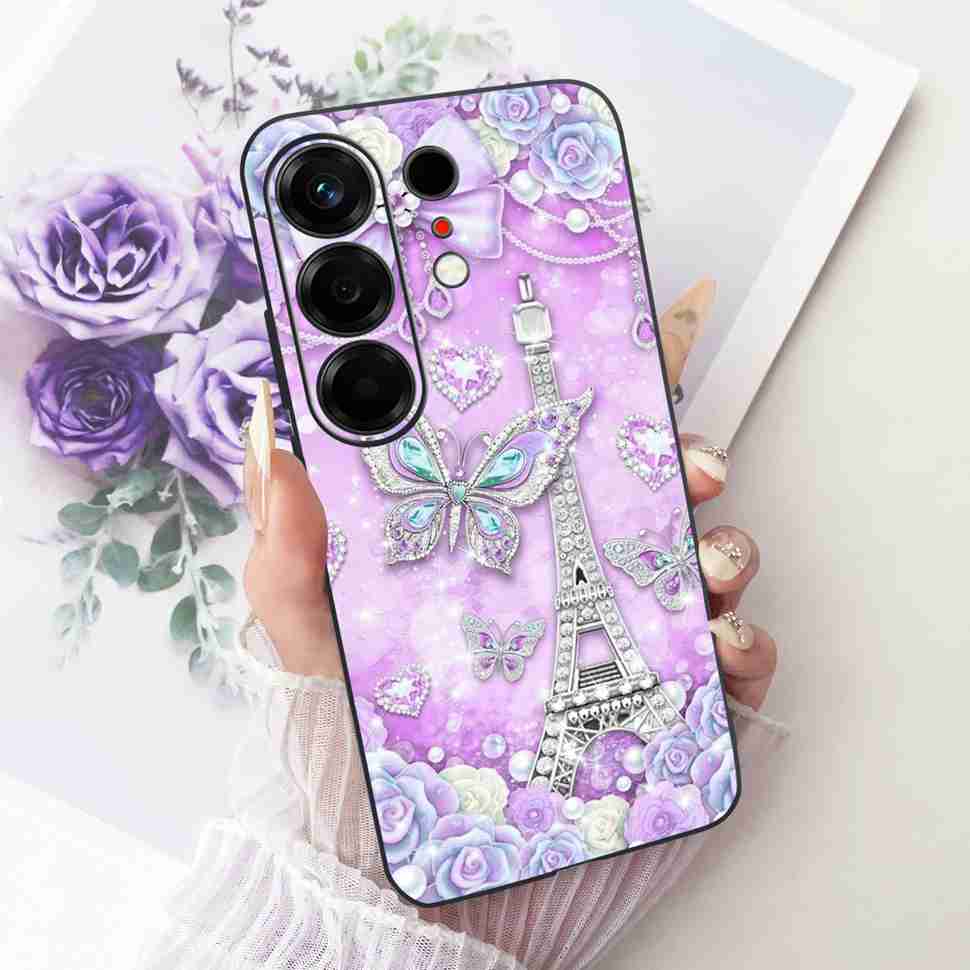 

Милий Розписний Чохол Для Tecno Camon 50 4G CN5 М який Силіконовий Fundas Чохли Для Телефона Для Tecno Camon50 4G 6.78 Чорний Чохол Coque Camon 50 4G