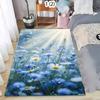 Flower Field Carpet Mat Rug Home Decoration Living Room Bedroom Floor Decor Daisy Wild Nature Scenery Non Slip Rugs