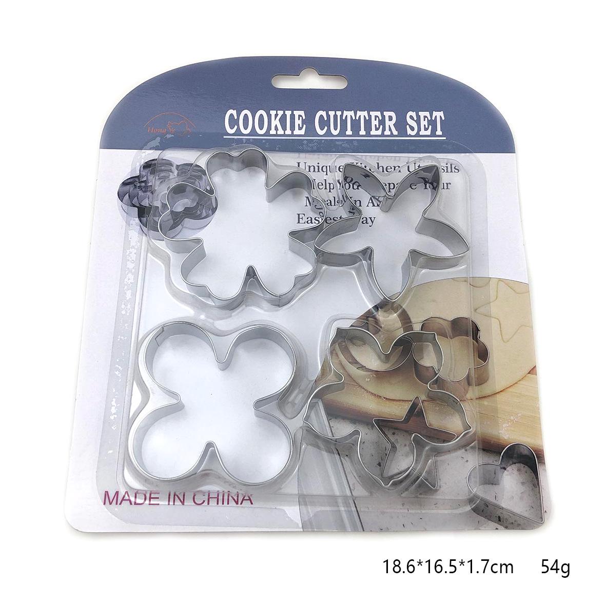 5-Piece Stainless Steel Easter Butterfly Cookie Cutter Set