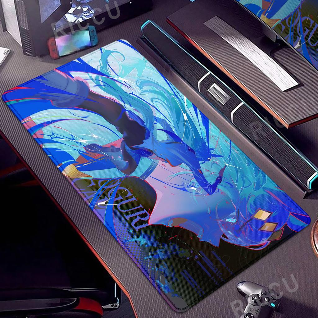 Tappetino per Mouse Umamusume Ragazza Anime Carina Oguri Cap Giocatore per Computer Tappetino Mouse Antiscivolo XXL HD Giocatore Tappetino da Scrivania Pretty Derby Accessori PC