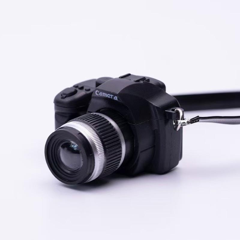 1/6 1/8 1/12 Dollhouse Miniature Digital Slr Camera For Labubu Dolls House Decoration Accessories Simulation Camera Ornaments