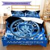Morbida Coperta MCFC Set Biancheria da Letto Trapunta Copripiumino Federa Decorazione per la Casa Regalo di Compleanno (1 * copripiumino + 2 * federa, senza nucleo)