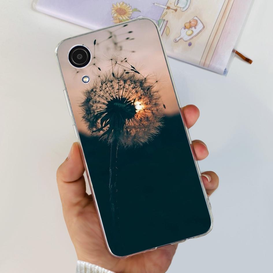 For Cover Samsung Galaxy A03 Core Phone Case Stylish Flower Butterfly Soft Silicone Clear Cover For Samsung A03 Core A032F Coque