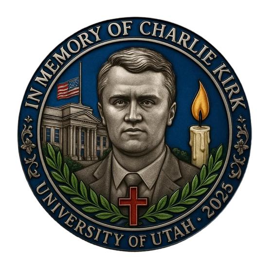 Pamětní mince Charlieho Kirka Pocta pravdě svobodě Pamětní mince Inspirativní suvenýr pro fanoušky