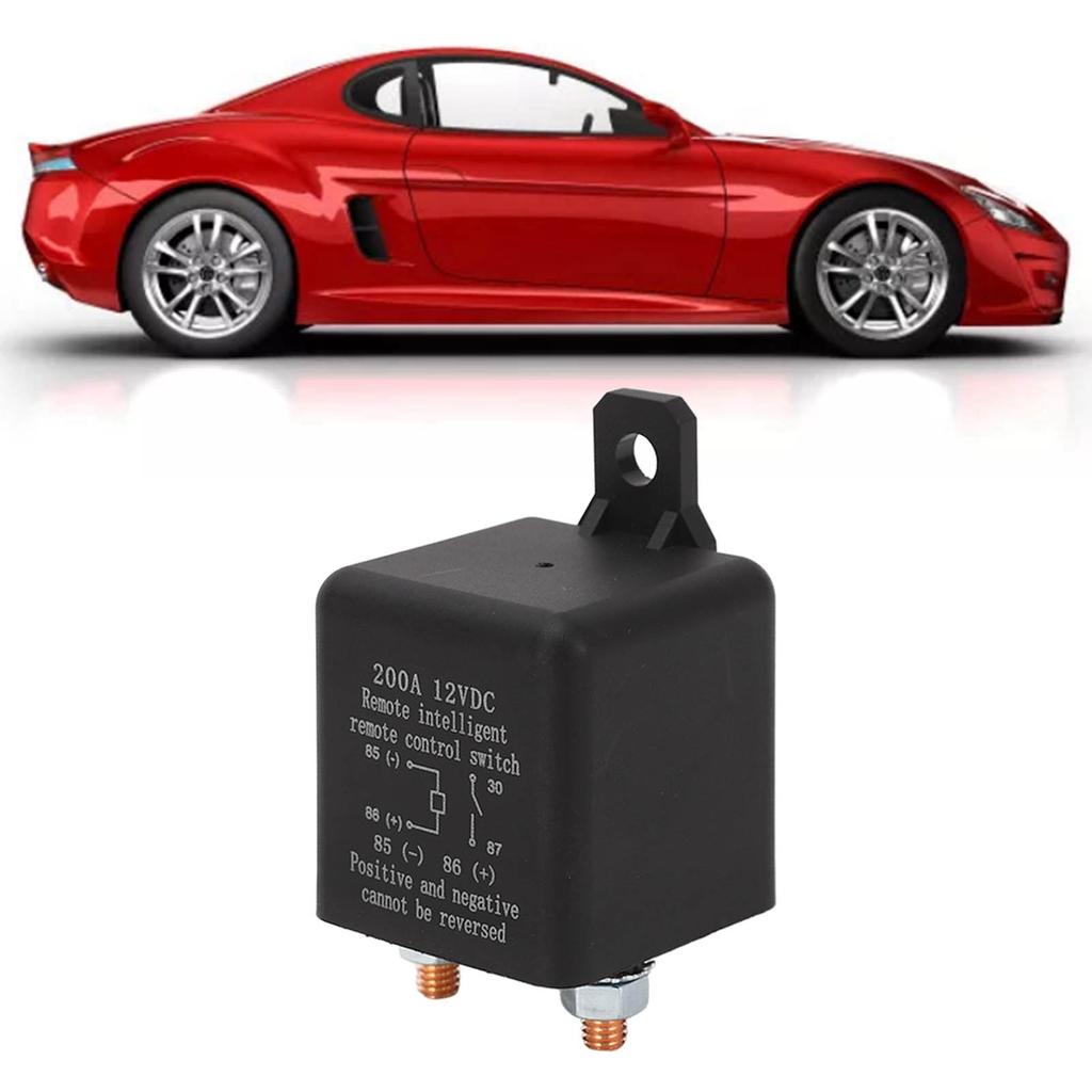 Távirányítós akkumulátor leválasztó kapcsoló 12V 200A Autó vezeték nélküli áramtalanító Kettős automatikus szigetelő