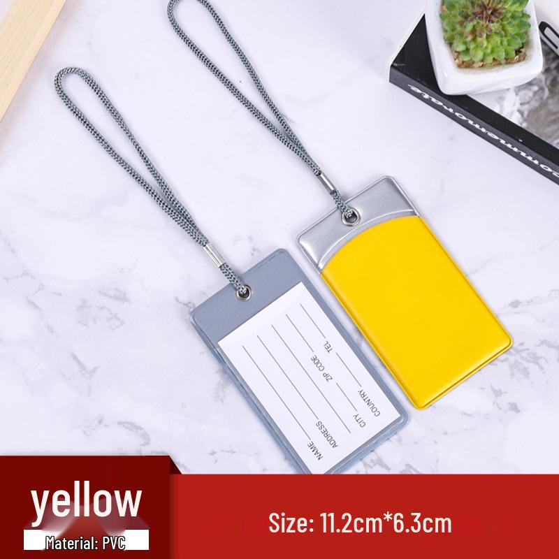 Etiqueta de Bagagem PVC Multicor Personalizável com Corda e Cartão de Informações