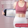 Adjustable Fitness Belt Sweat-absorbent Breathable Sports Sweat Belt Body Shaping Fat Burning Waist (yellow, S)