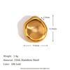 MamacitaSlay 316L Stainless Steel Heart Irregular Charms 18K Gold Plated Waterproof Jewelry For DIY  Earrings Necklace Bracelet