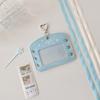 DIY Ballet Ribbon Korean Photocard Holder With Keychain Idol Card Display Protector  Card Decor