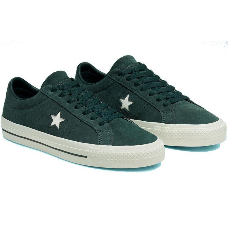 Converse Cons One Star Pro Ox 'Green White' 166024C