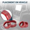 TUCKBOLD 4pcs AC AC AC Air Conditioning Media Volume 4WD Control Switch Knob Cover