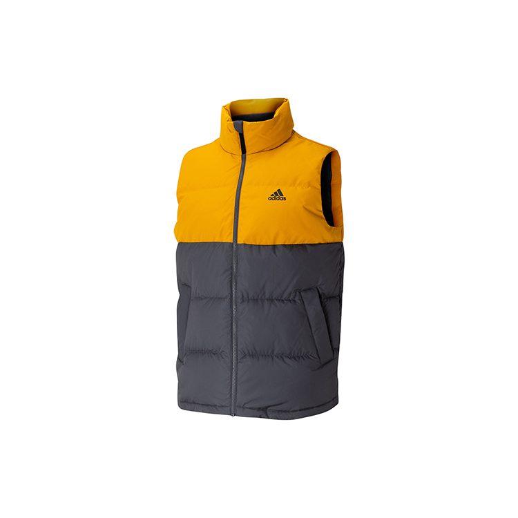 adidas Down Jacket Men's Yellow Black Multicolor GE9996
