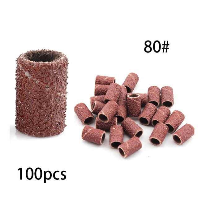 300 Stück Nagelschleifer, Schleifbänder, Gerät für Maniküre, Fräser, Zubehör