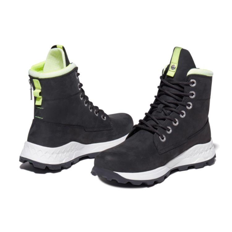 Timberland Brooklyn Series Warm Durable Comfortable Versatile Short Outdoor Boots Men boots Black A2HV7001