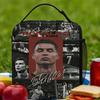 R-Ronaldos 2026 Lunch Bag  Fun Lunch Box For Girls School Portable Zipper Cooler Bag Oxford Graphic Tote Food Bags
