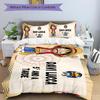 Adventure Lucca Town Printed 3pcs Bedding Set Soft Microfiber 1 Duvet Cover And 2 Pillowcases Home Bedroom Decor Xmas Gift K1407
