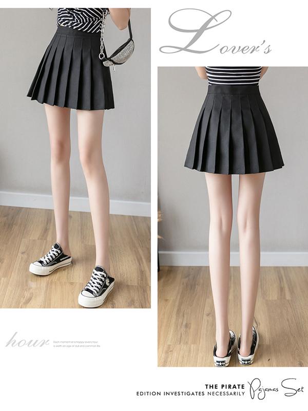 SCIONE 2020 Nová krátká sukně skládaná sukně s vysokým pasem Dámská sukně větší velikosti Studentská sukně Lady