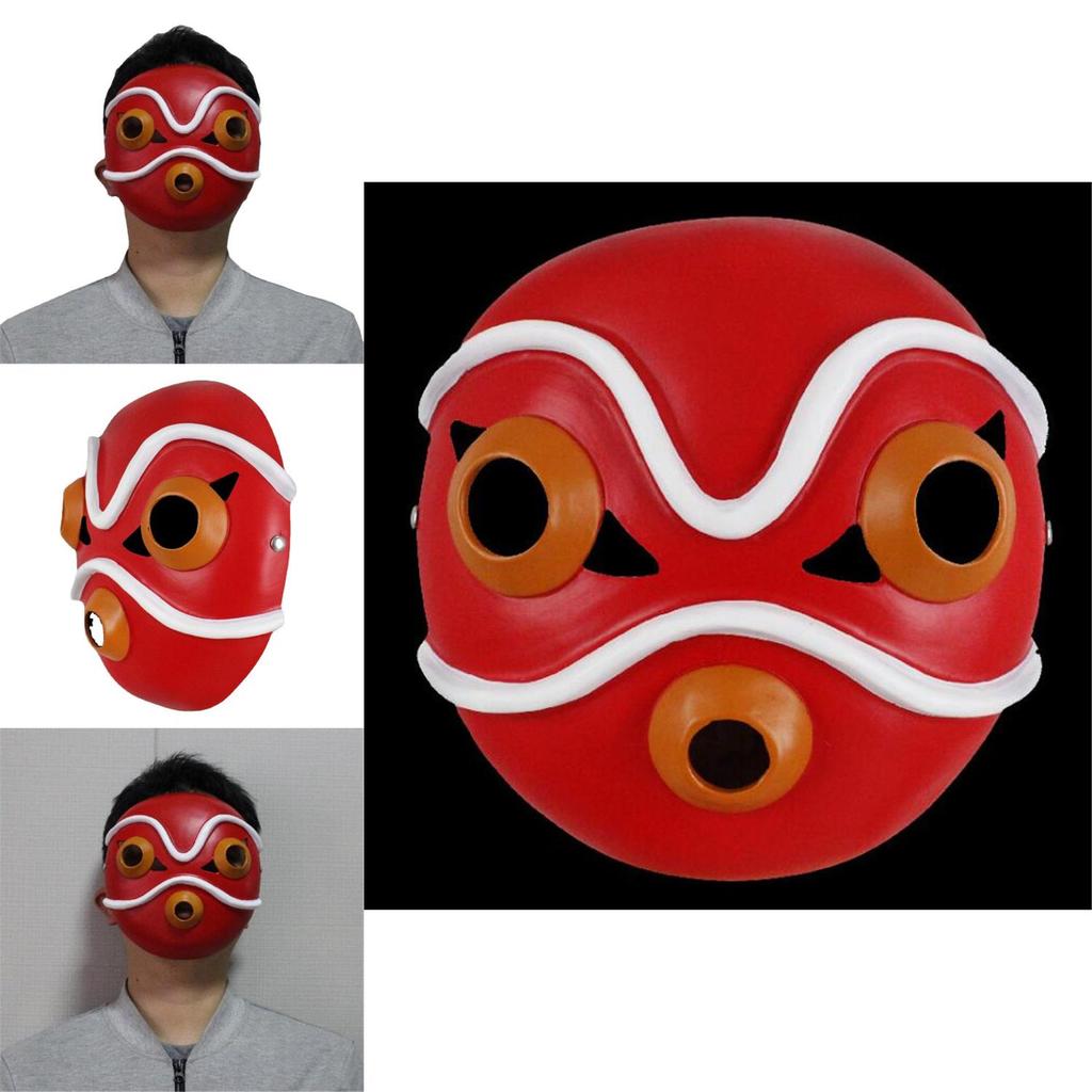Mononoke Princess Halloween Mask Resin Costume Prop For Cosplay And Party