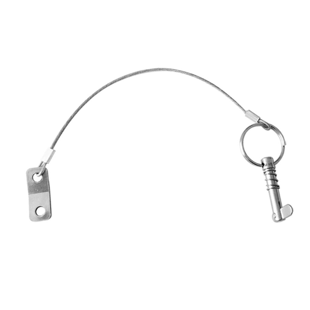 Durable Stainless Steel Quick Release Pin Marine Deck Hinge Jaw Slide Fitting for Pool Boats