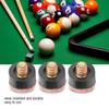 10pcs Billiards Snooker Pool Cue Pole Tip Replacement Parts Tackle Accessory (13mm)