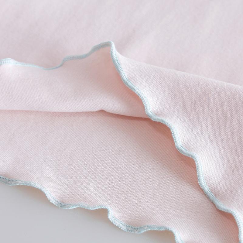 Girls' Bow Embroidered Short Sleeve T-shirt New Summer Children's Round Neck Elastic Slimming Top Baby Pure Cotton Base T-shirt