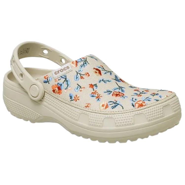 Crocs Classic Light Walk Print Clogs Women's Frozen Beige 212878-2MC