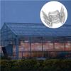 100 Pcs Greenhouse Glass Clips - Stainless Steel Greenhouse Window Clips Glass Panes Fixings Clips