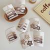 Simplistic Coffee Hair Clip for Women & Kids - No-Trace Side Bangs Organizer