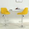 Day and Night - Day and Night Kitchen Stool 2 Pcs Mustard Yellow Velvet