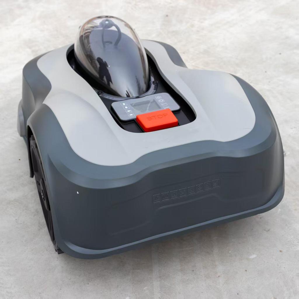 GPS-Enabled Smart Remote Control Robotic Lawn Mower