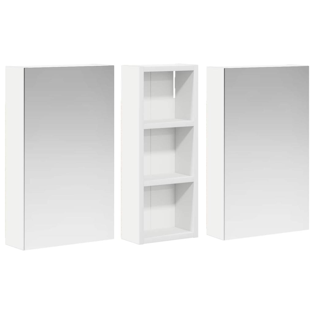 Bathroom Cabinet Set 3 pcs 80 x 10.5 x 50 cm Particleboard