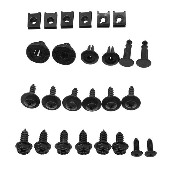 Набір з 4 чорних пластикових бризковиків для Toyota RAV4 2019 року (НАС) - Включає перемикачі