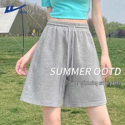 Women's Casual Knit Drawstring Shorts