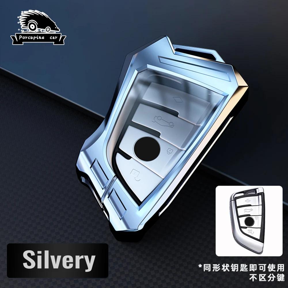 New Zinc Alloy Style Auto Key Fob Cover Case Housing Remote Fit For Bmw X3 X5 X6 F30 F34 F10 F20 G20 G30 G01 G02 G05 F15 F16 1 3 5 7 Series