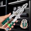 Folding Electrician Pliers Screwdriver Wire Stripping Voltage Measurement Wire Winding Tool for Electrical Work