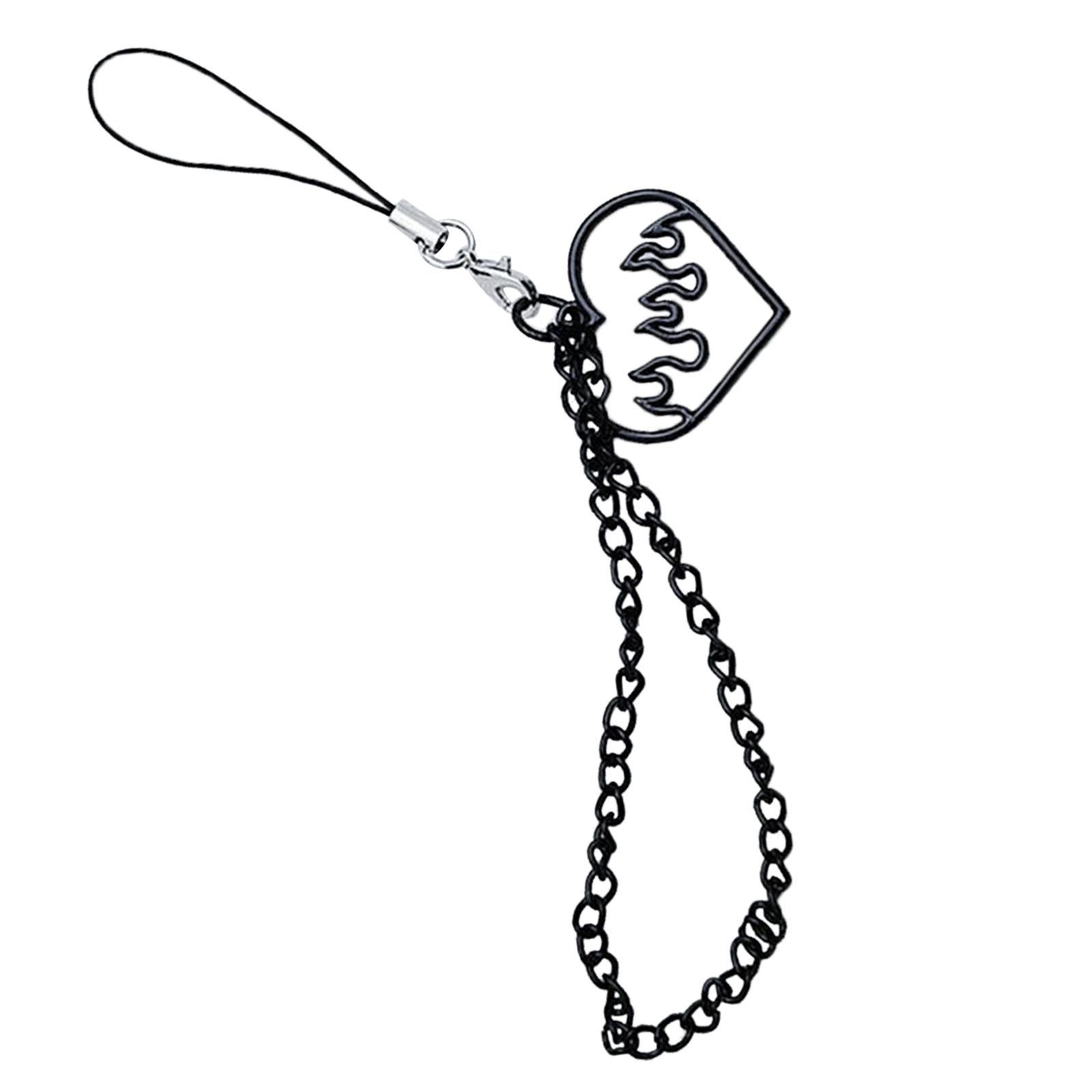 Cute Butterfly-Phone Charm Bow-Love Cross-Lanyard Guitar Pendant Wristband Keychain Y2kOrnament for Lady Girl Women Gift