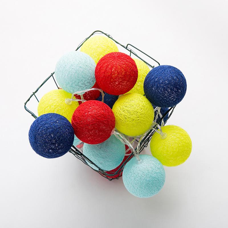 

LED Fairy String Lights: Cotton Ball Decoration for Holidays, Girl s Room, Weddings, and Proposals 1.5m 10 Lights (Battery)