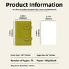 Small Memo Pads Pocket Planner Spiral Bound Leather Cover Mini Notepad Financial Record Book Multi-Purpose Business Memos Diary