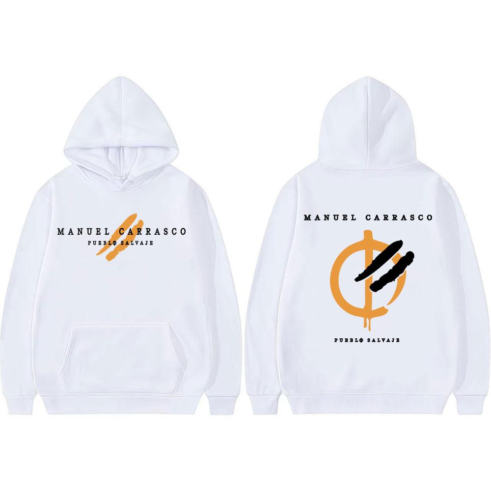 Rapper Manuel Carrasco Pueblo Salvaje Print Hoodie Streetwear Men's Fashion Vintage Classic Hoodies Unisex Oversized Sweatshirts