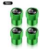 4PCS Car Tire Valve Caps Emblem Metal Cap Case Dust Covers Accessories For Renault Fluence Scenic Duster Logan Koleos Kadjar S666
