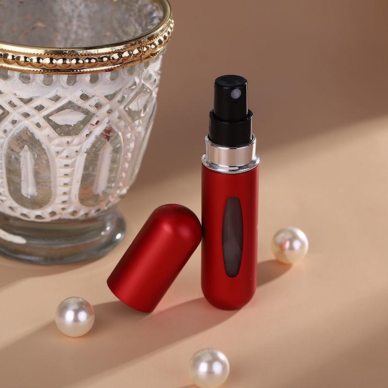 5ml Refillable Perfume Bottle - Bottom-Fill, Self-Priming, Recyclable, Rechargeable Spray, Portable Sample Size, Cosmetic Bottle.