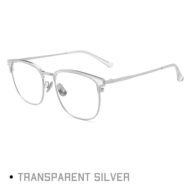 

Gmei Optical Fashion Women Round Glasses Frame Alloy TR90 Full Rim Classical Eyewear Spectacles Frames 82017 серебряный