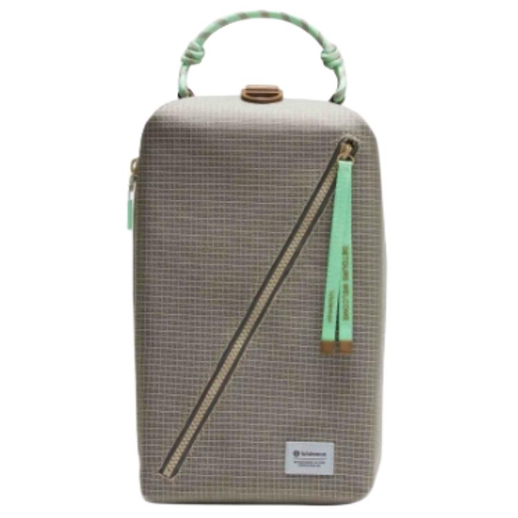 Lululemon Fast 9L Brand Logo Design Multi-Pocket Shoulder Backpack Unisex Backpack Oak-Brown LU9CJWS-070726 Tea Brown