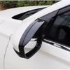 For Nissan Altima -2024 Bright black Rearview Mirror Rain Eyebrow Trim