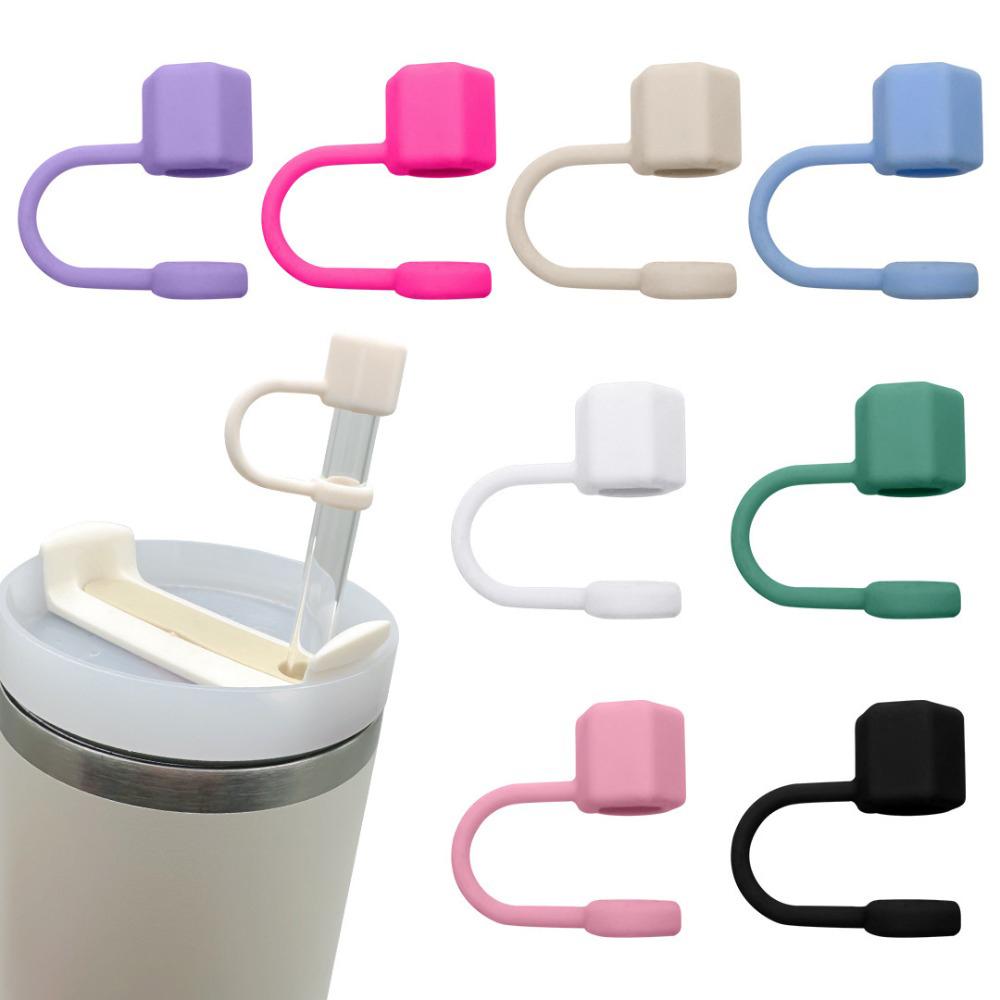 Drinking Hexagonal Nut Straw Cap Silicone Straw Topper Reusable Water Cup Accessories