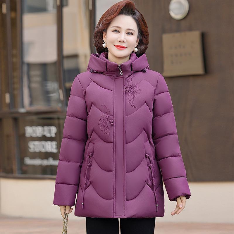 Winter Thickened Warm Cotton-padded Clothes, Women's Loose Hooded Cotton-padded Jackets, Cold-proof Large-size Cotton-padded Clothes.