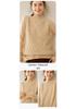 Women's Cloud-Like Cashmere Half-High Neck Sweater - Autumn/Winter Thick Loose Base Layer