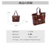 Da&s Women's Plaid Tote Bag, Large Capacity, A4 Size, Zippered, Lightweight, Stylish, Simple, Casual, Large, Popular for Shopping, Commuting, School,