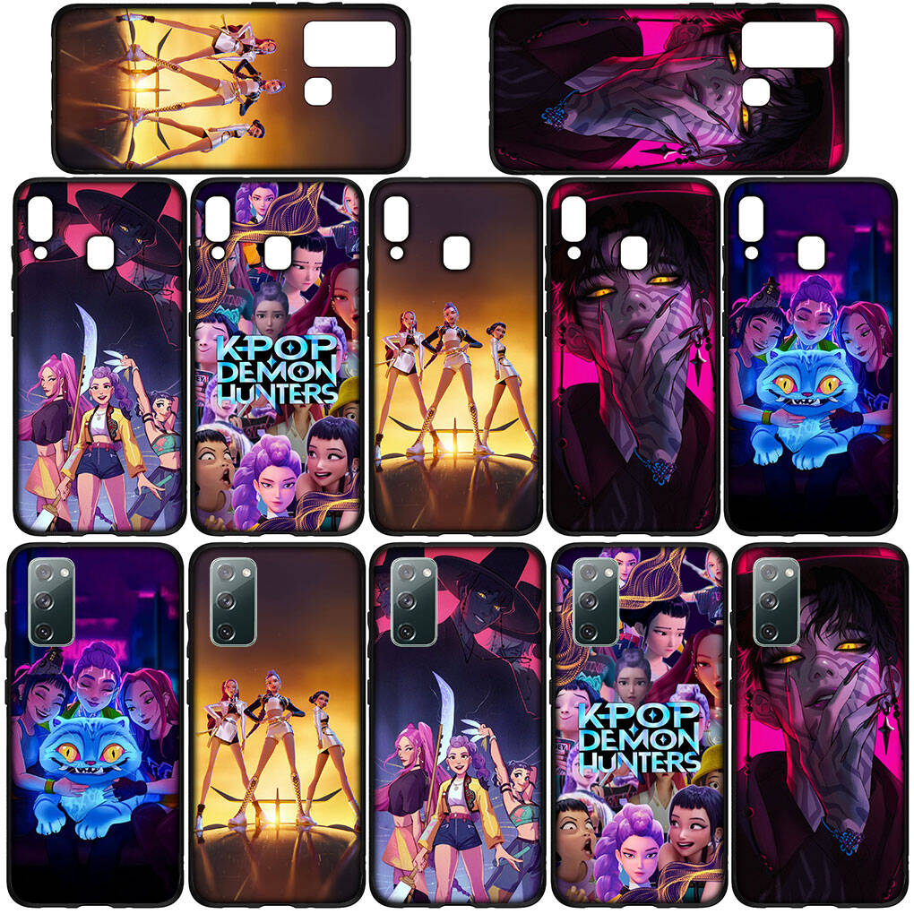 Mobilskal för Samsung Galaxy S25 S23 S22 S24 Ultra FE A05 A06 A15 A16 A36 A37 A35 A54 A55 A56 A57 A25 A26 A53 Mira KPop Zoey Demon Rumi Hunter Jinu
