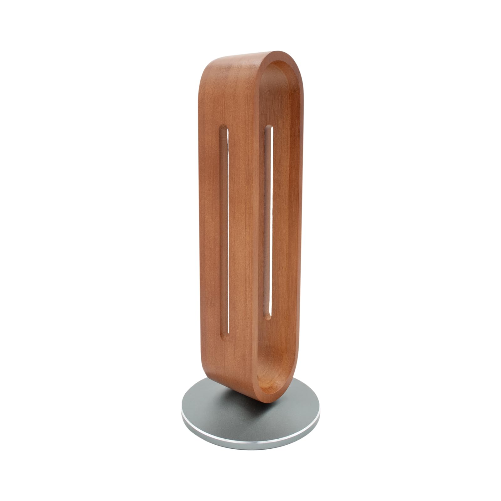 

Stylish bamboo headphone stand for interior decor Scandinavian-style (brown)